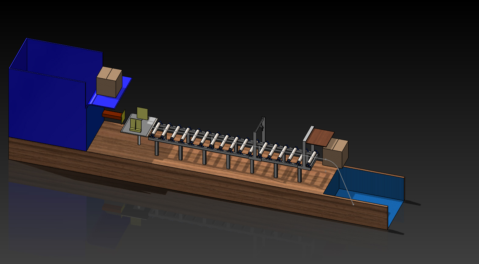 智能盒传输和对准系统